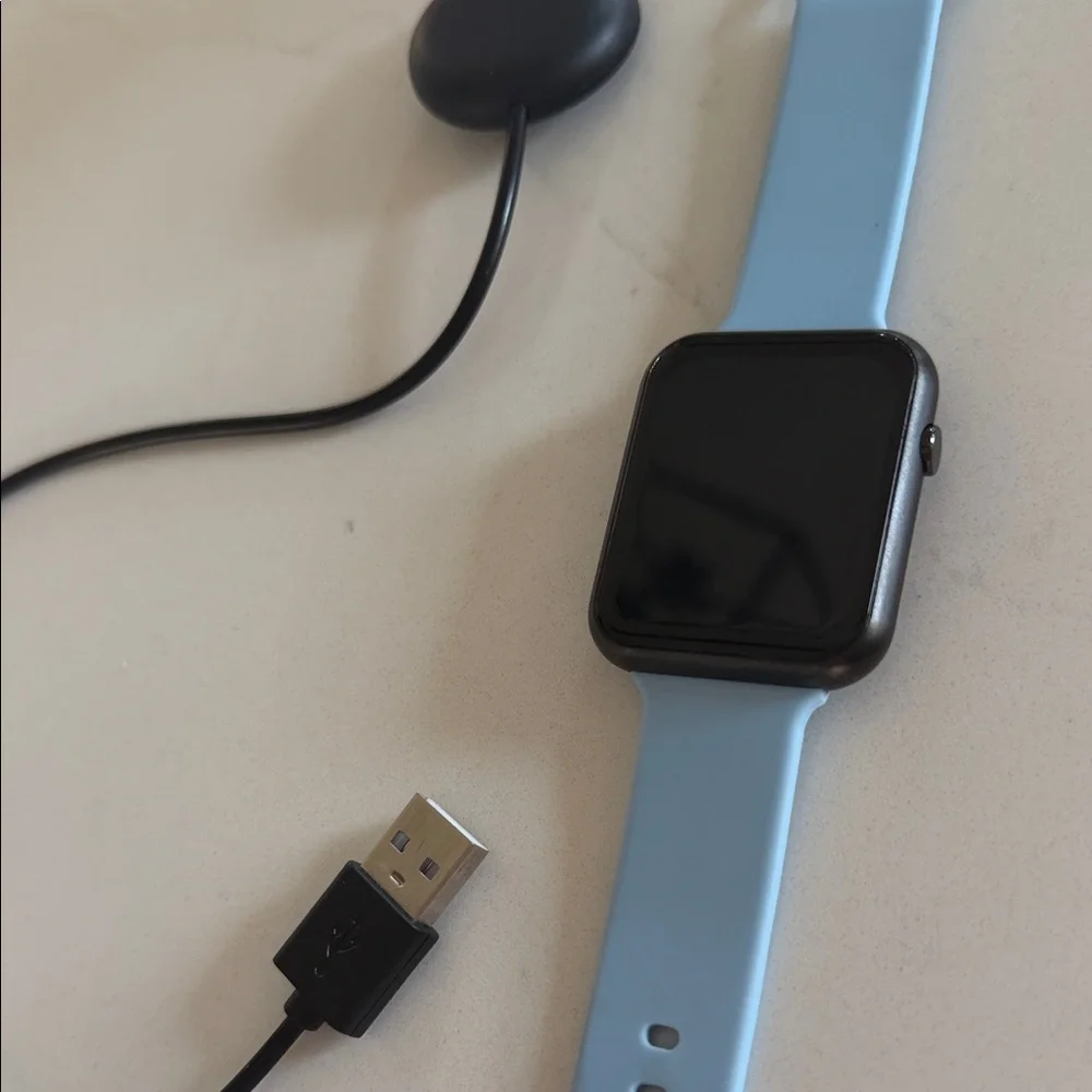 iTouch AIR 4 Smartwatch with Silicone Blue Band